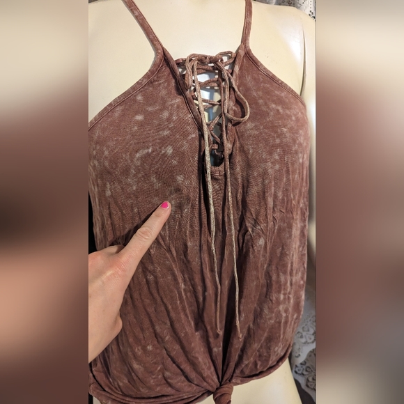 Affliction fast &  furious sexy lace-up tie dye lightweight strap desert rose - Picture 4 of 6